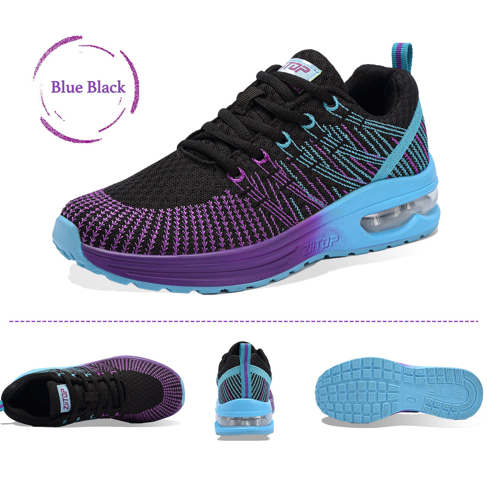 Maxome Womens Trainers Running Shoes Air Cushion Sneakers Ladies Walking Shoes Lightweight Breathable Mesh Athletic Sports Shoes Non Slip Casual Gym Tennis Shoes Jogging Shoes