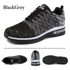 Maxome Trainers Mens Running Shoes Air Cushion Sports Shoes Casual Walking Shoes Fashion Ligthweight Breathable Athletic Sneakers Tennis Workout Gym Jogging Shoes