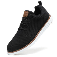 Hanani Men's Running Walking Shoes Fashion Sneakers Mesh Dress Shoes Business Oxfords Shoes Lightweight Casual Breathable Work Formal Shoes